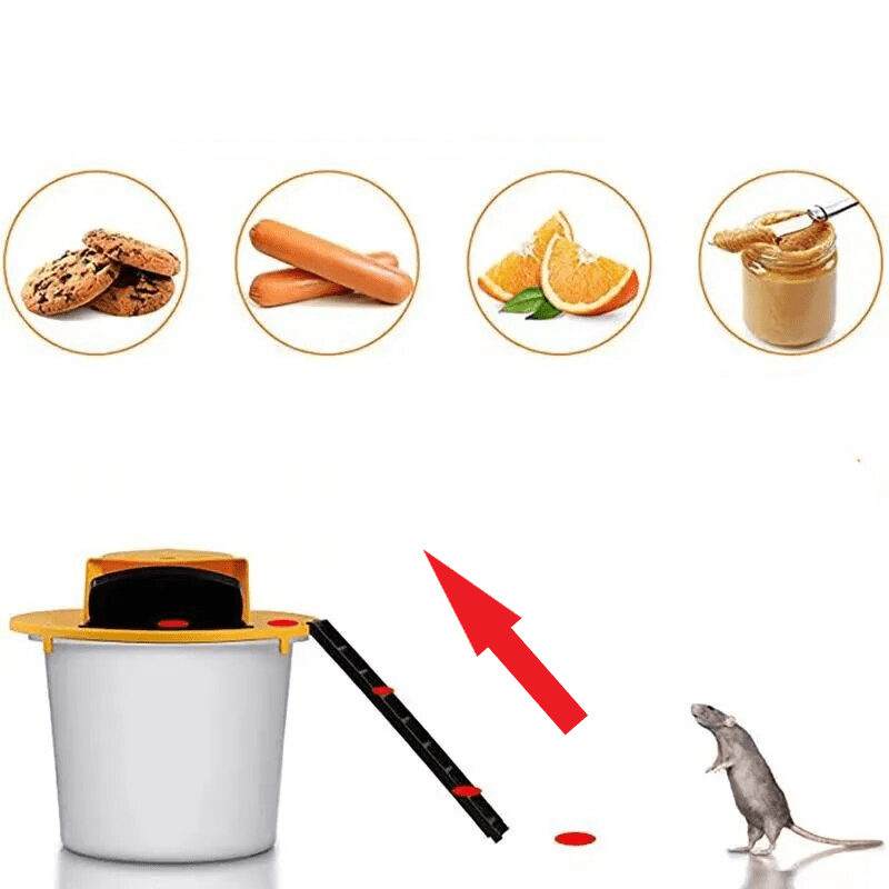 Smart Effective Mouse/Rat Trap | Comes without bucket - WOWGOOD