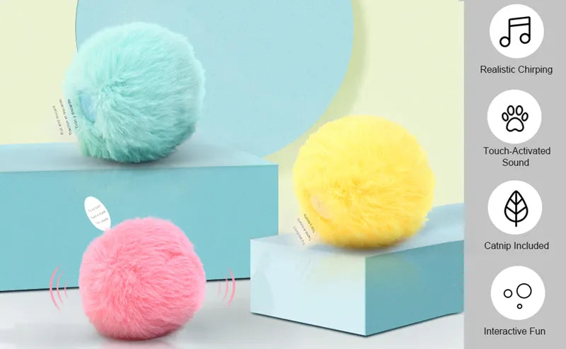 Intelligent Interactive Plush Ball - Makes funny engaging sounds! - Pick the sound you like. - WOWGOOD