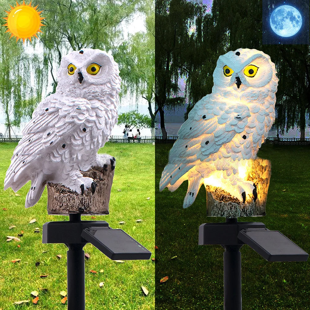 Solar Night Owl Lamp - 100% on solar energy