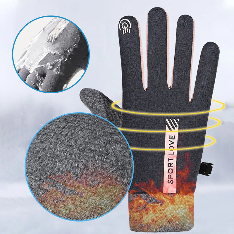 Waterproof Gloves for Touch Screens | Non-Slip and Cold resistant up to -10 degree - WOWGOOD