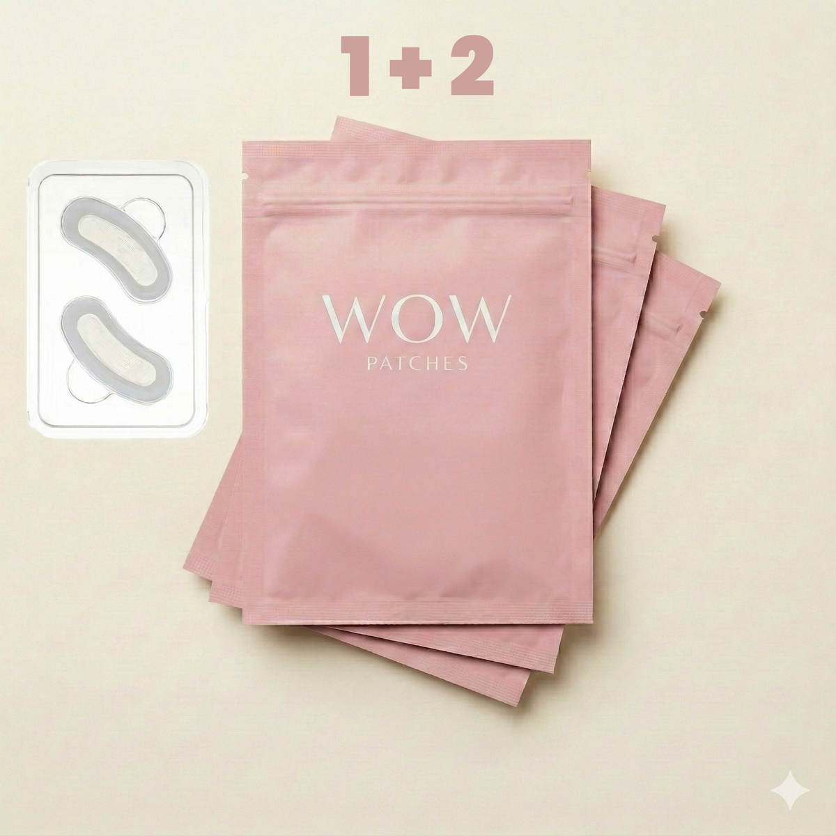 WOW Patch Microneedle Contour des Yeux 1 + 2 Packs GRATUITS = 6 Patchs