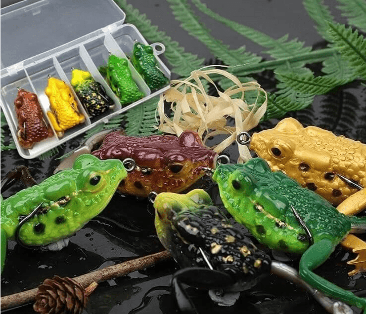 FrogLure© -  Set of 5 real frog-mimicking lures - WOWGOOD